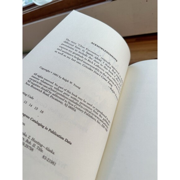 My Lost Wilderness [ Young, Ralph ] Winchester Press Alaskan Hunter Guide Book - Picture 3 of 6